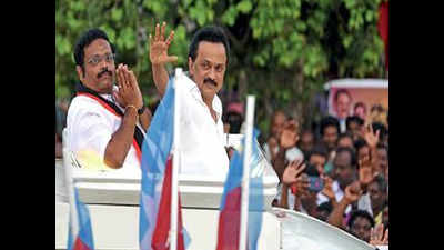 MK Stalin hits the streets to reach out to Vellore voters