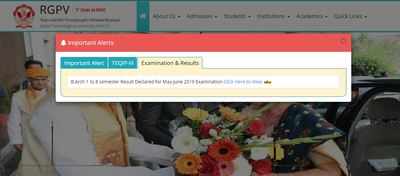 RGPV Diploma result 2019 for B.Arch declared at rgpv.ac.in, check here