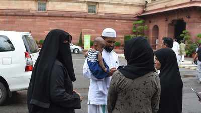 Bill criminalising triple talaq passed in Rajya Sabha amid walkout by JD(U), AIADMK