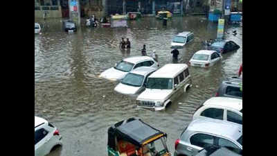 Ahmedabad gets first major spell of rain; Vadodara battered