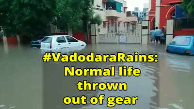 #VadodaraRains: Normal life thrown out of gear