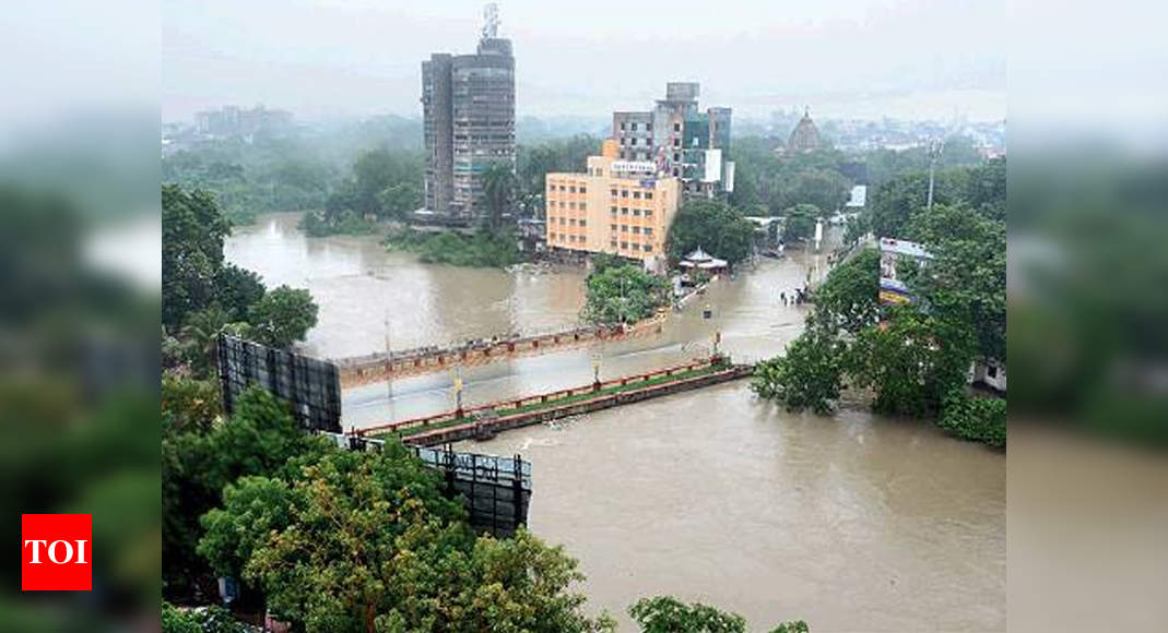 Rain subsides, but swelling Vishwamitri floods Vadodara | Vadodara News ...