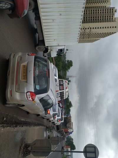 Nashik highway near Pipe line is jam for hours .