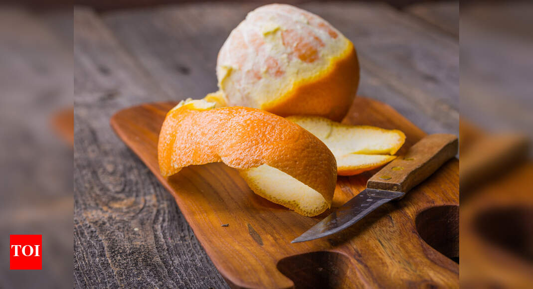 Eating orange peels hotsell