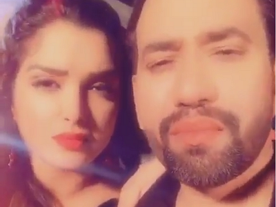 'Jai Hind': Nirahua recreates a video along with Aamrapali Dubey on Pawan Singh's action dialogue