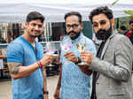 DJ Sid, Mixologist Karthik and Abhishek