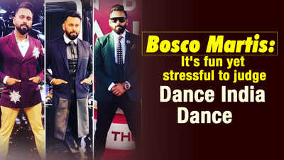 Bosco Martis: It's fun yet stressful to judge Dance India Dance