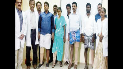 Four amputees get prosthetic legs under CM’s insurance scheme