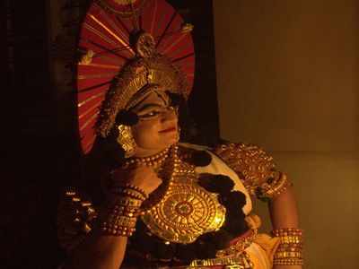 A Yakshagana performance in Bengaluru
