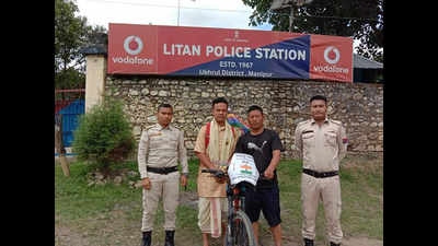 Wheels of change: Manipur cyclist kicks off world tour