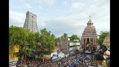 Aadi Pooram car festival held at Srivilliputhur temple