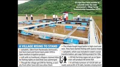 Cage fishing brings Jaitadehi village out of troubled waters