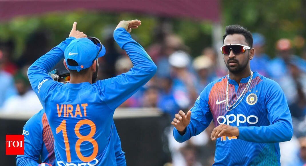 2nd T20I: India beat West Indies by 22 runs (DLS)