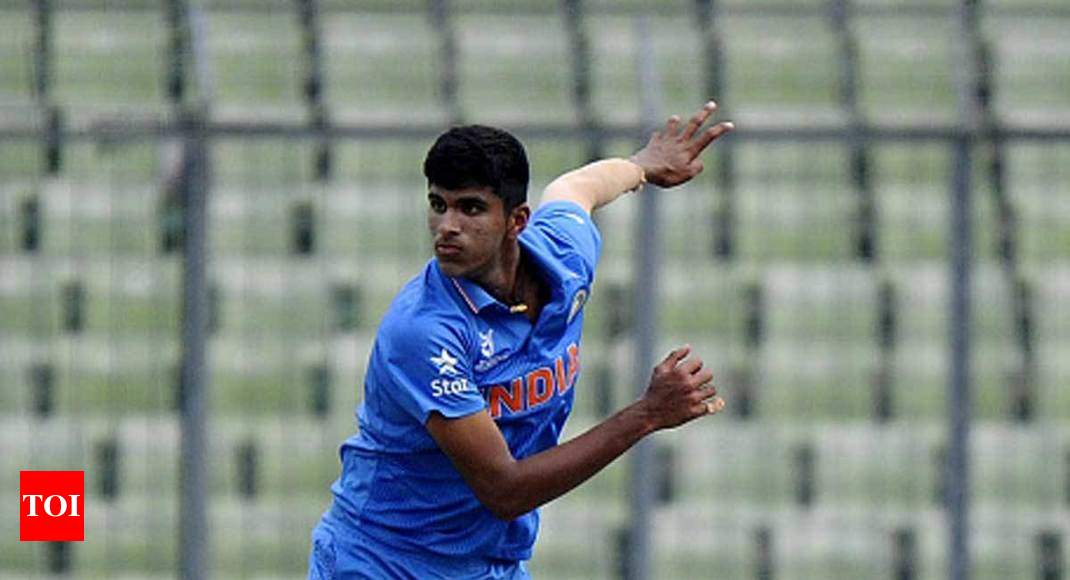 Why does Washington Sundar wear jersey number 555?