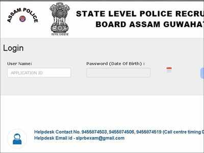 SLPRB Assam Police Admit Card 2019 now available @ slprbassam.in