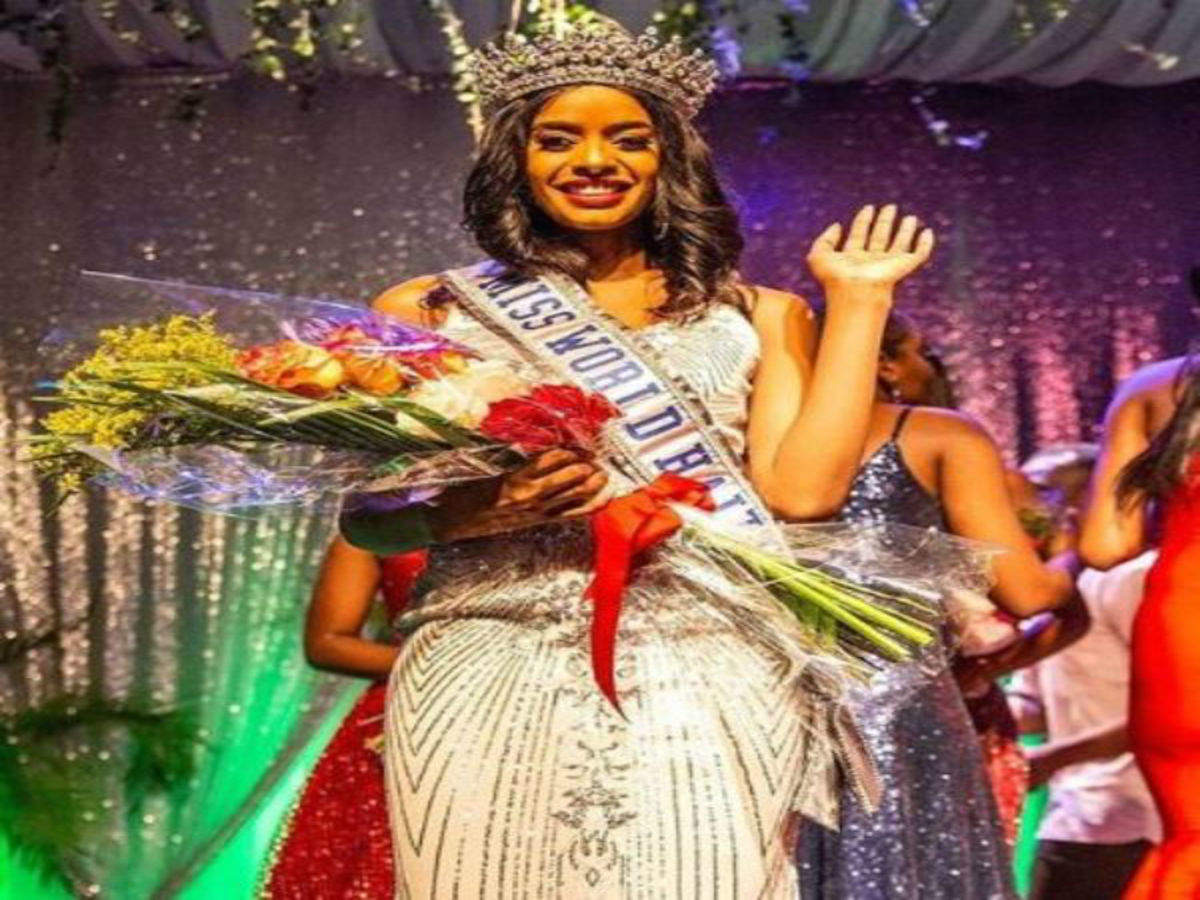 Alysha Morency crowned Miss World Haiti 2019