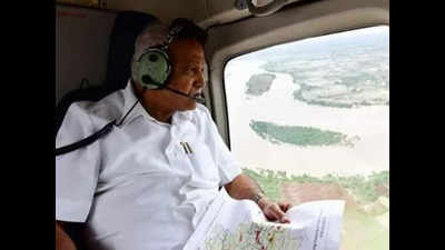 Karnataka: CM Yediyurappa conducts aerial survey of flood-affected areas in Raichur district