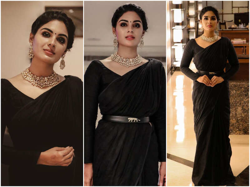 earrings for black saree