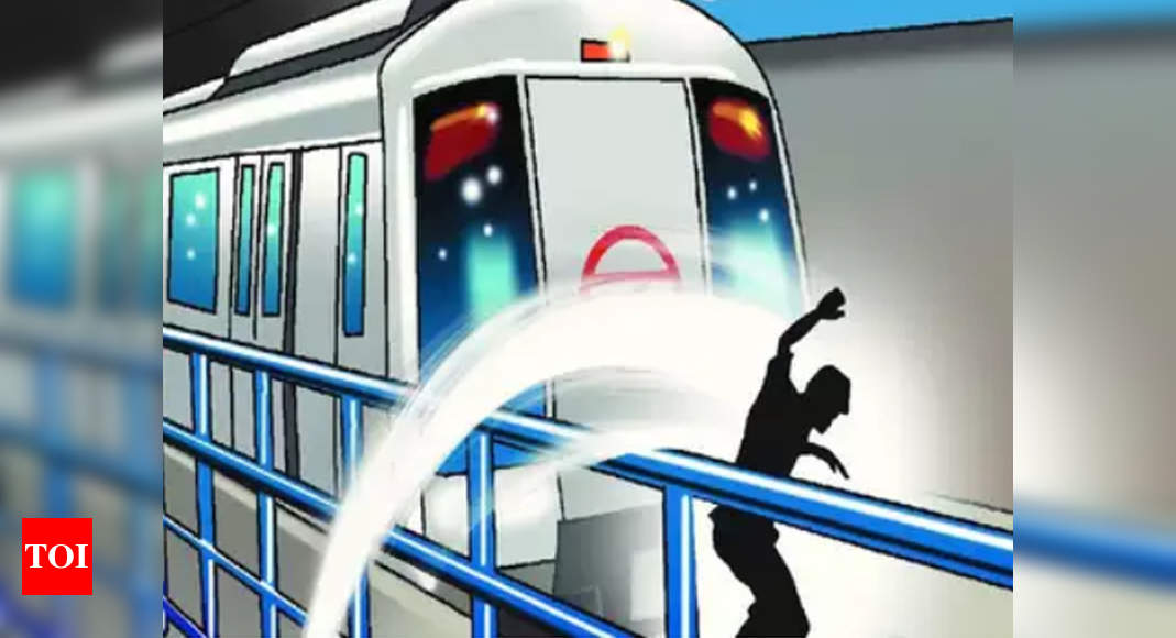 Man jumps in front of Delhi metro train, dies Delhi News Times of India