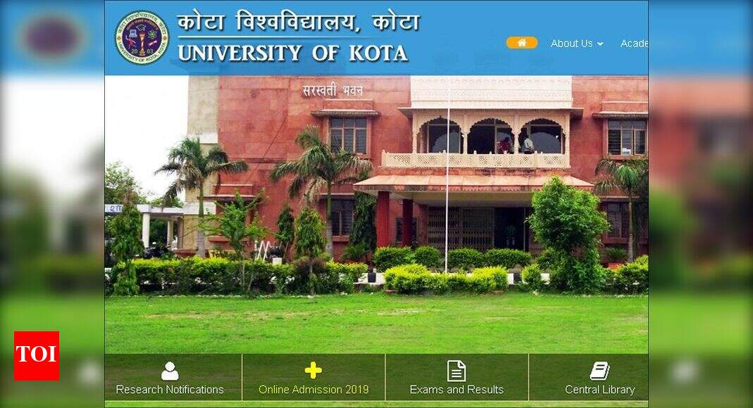 Uok Result 2019 Kota University BA 1st year result 2019 announced