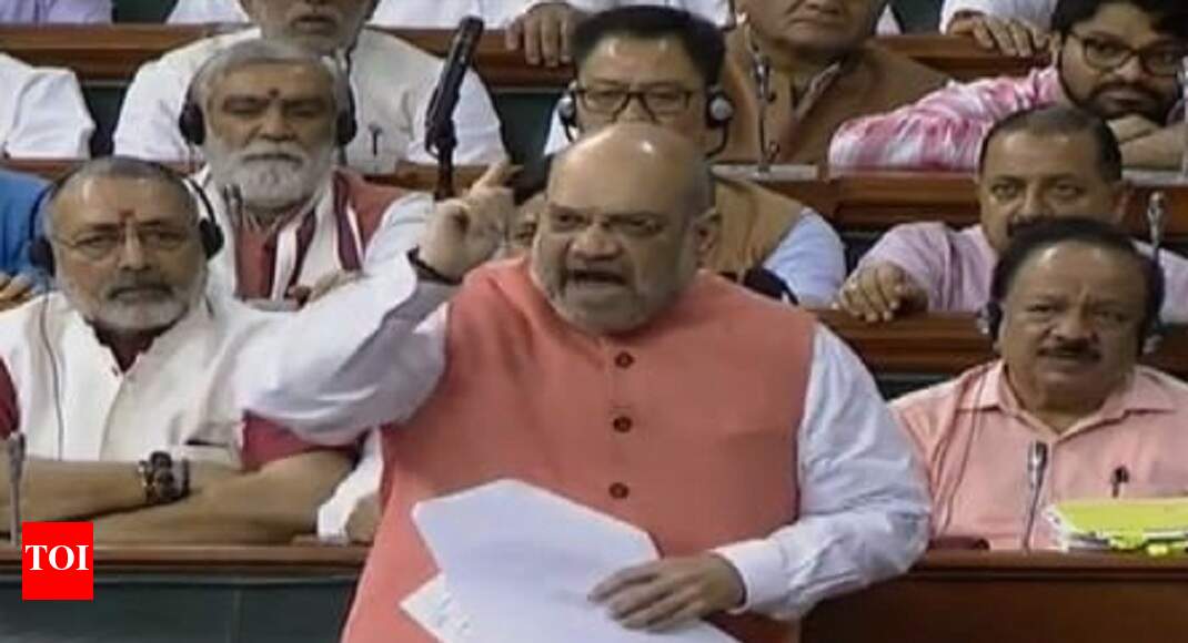 PoK, Aksai Chin part of J&K: Amit Shah in LS