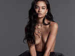 Meet Shanina Shaik with a perfectly chiselled jawline
