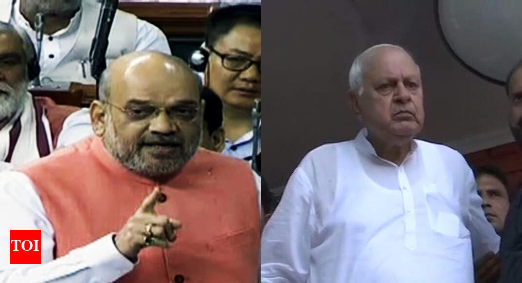 Farooq neither arrested nor detained: Shah in LS
