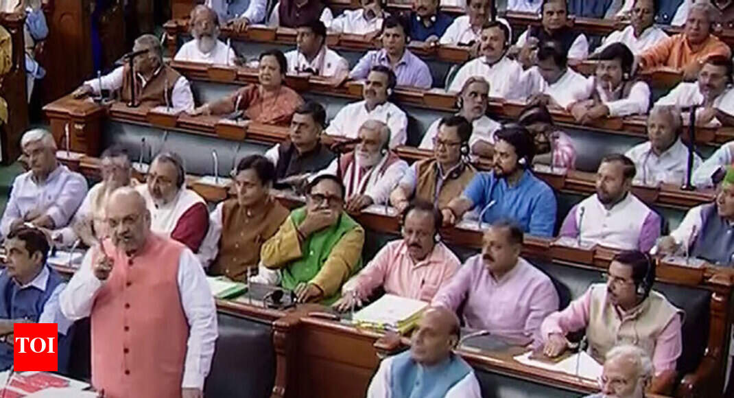 Bill to bifurcate J&K, resolution to scrap Article 370 get Parliament nod