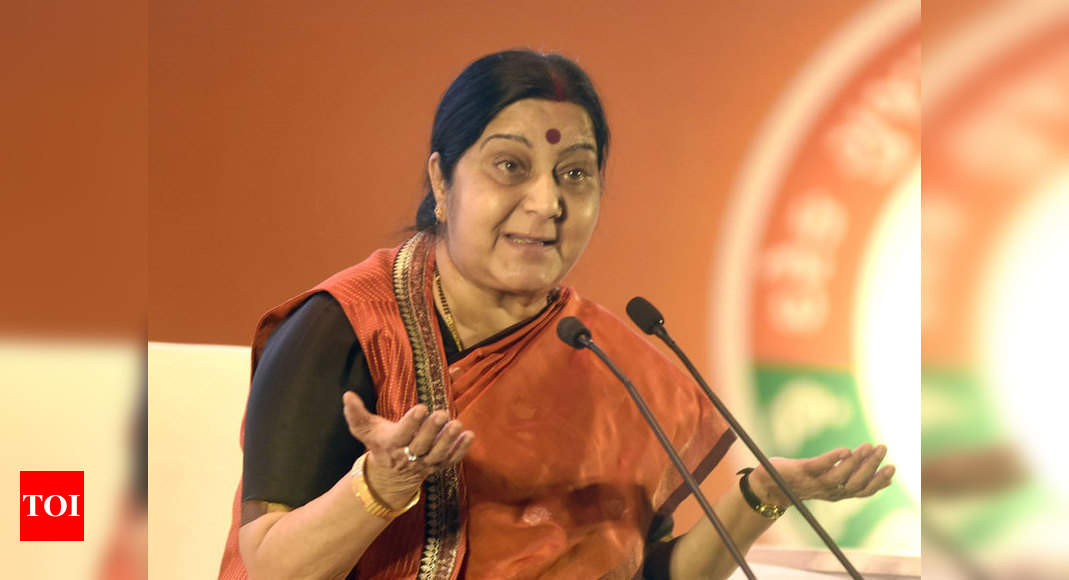 Sushma Swaraj Former External Affairs Minister Passes Away At 67 India News Times Of India 4877