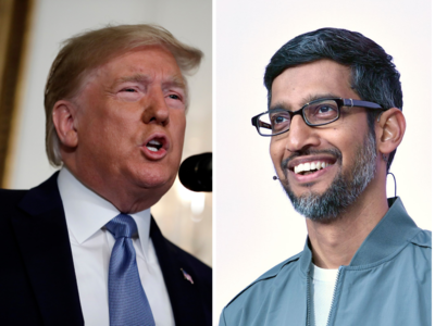 Trump, Democrats take aim at Google and Sundar Pichai -- for different reasons