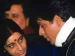 ​Sushma Swaraj’s golden moments with Big B, Sridevi, Dilip Kumar & others