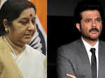 Sushma Swaraj’s golden moments with Big B, Sridevi, Dilip Kumar & others