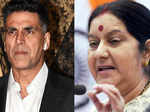 Sushma Swaraj’s golden moments with Big B, Sridevi, Dilip Kumar & others