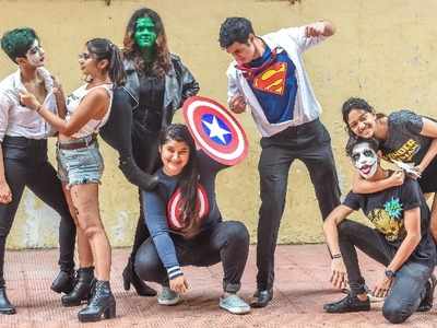 Mumbai college students turn superheroes