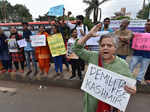 Left parties hold joint protest against abrogation of Article 370