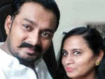 Madhu Prakash and wife Bharati
