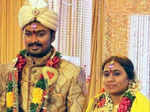 Madhu Prakash and wife Bharati