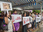 Animal rights activists protest over gruesome dog beating