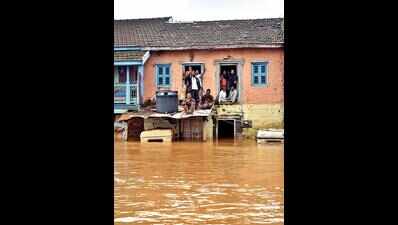 Highways & streets under columns of water, boats only way to reach hundreds stranded