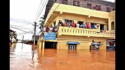 Highways & streets under columns of water, boats only way to reach hundreds stranded