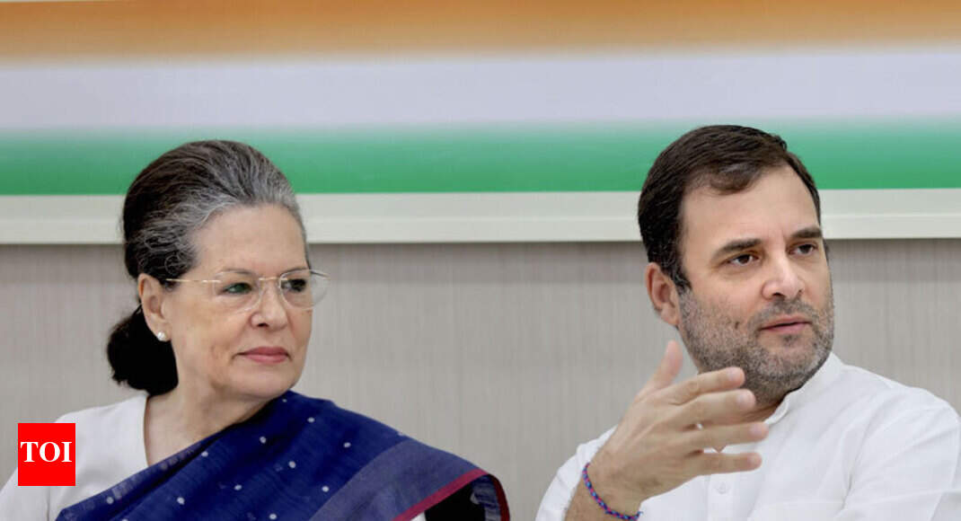 Sonia Gandhi named interim Cong president after day-long CWC meet