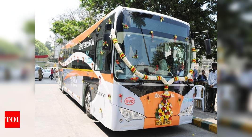 Karnataka To Get 400 Electric Buses; 300 In Bengaluru | Bengaluru News ...