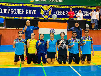 Indian junior shuttlers win 3 gold, a silver and 2 bronze at Bulgarian Open
