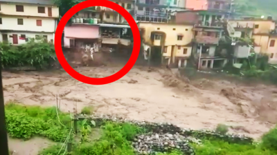 Uttarakhand rains: House swept away in flash flood at Chamoli, 3 dead