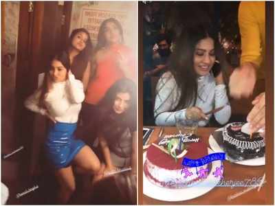 Yeh Hai Mohabbatein's Krishna Mukherjee celebrates birthday with her girl gang; see pics