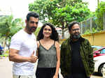 John Abraham, Mrunal Thakur and Nikkhil Advani