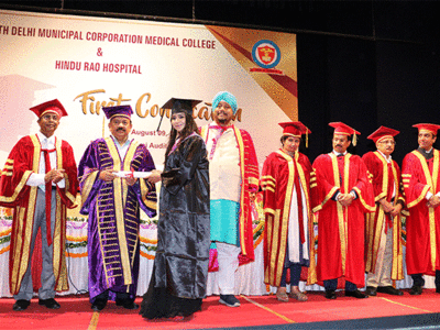 Convocation of North DMC Medical College held in Delhi