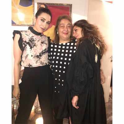 Photo: Karisma Kapoor strikes a pose with Rima Jain and her bestie Haseena