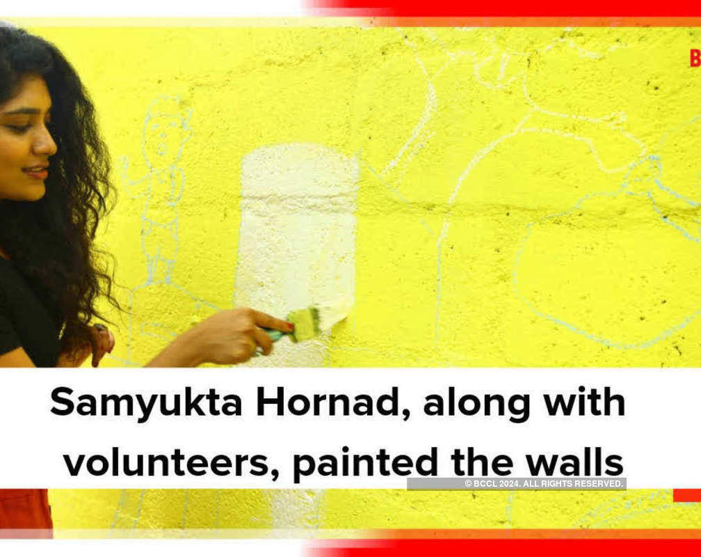 
Samyukta Hornad gives a makeover to her adopted school
