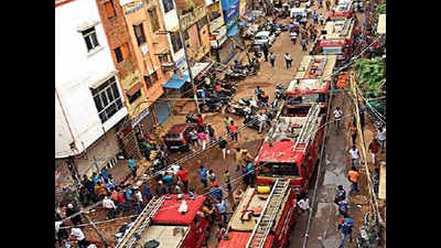 Fire ravages Asia’s largest cloth market